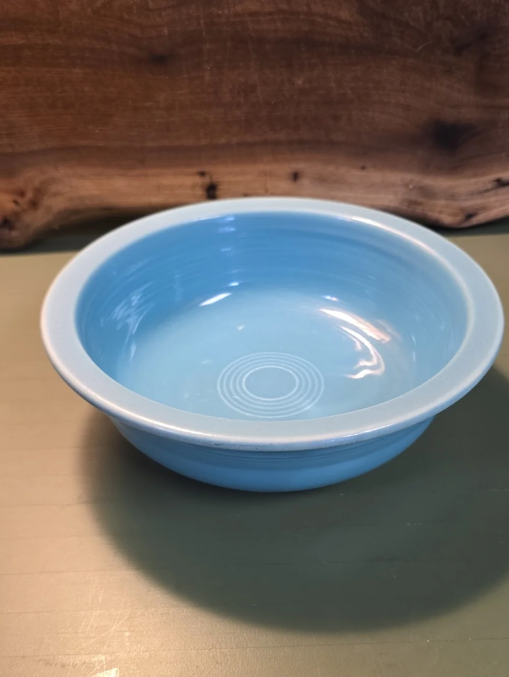 Fiesta Ware flat rimmed veggie serving bowl, 8.5